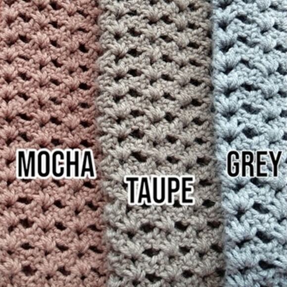 Oxford Grey Leg Warmers OSFM crochet warm thick chunky over knee dance premade - Picture 9 of 9